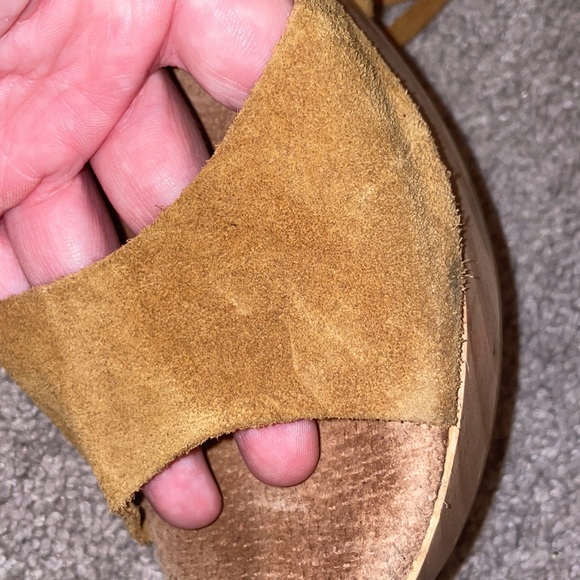 Free People dover clog sandals 41 womens shoes suede ankle strap heels 9.5 - Picture 13 of 16